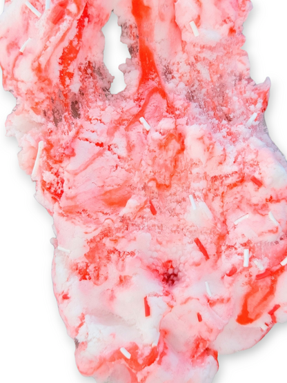 Strawberry & Cream Frappe Handmade Hybrid Slime Slime by Hoshimi Slimes LLC | Hoshimi Slimes LLC