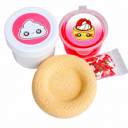 Strawberry Pound Cake Slime Kit – DIY Butter Slime with Clay
