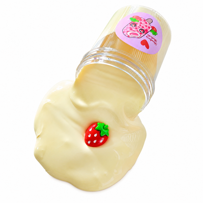 Strawberry Shortcake Crunch Slime Kit – DIY Butter Slime Set with Clay