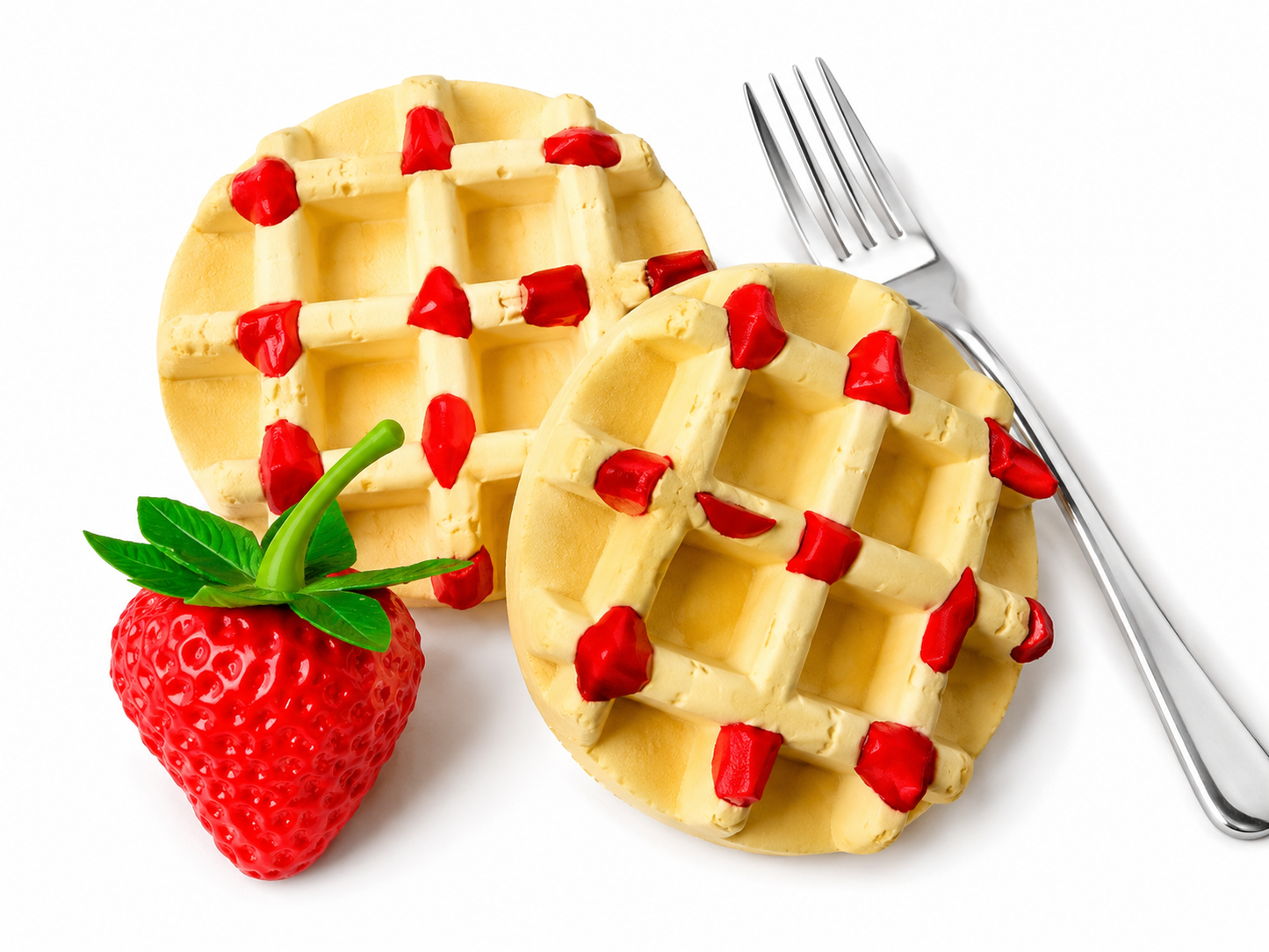 Strawberry Shortcake Waffle Slime Kit – DIY Butter Slime with Clay & Toppings