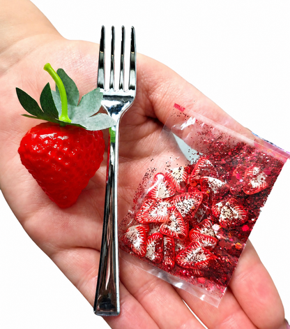 Strawberry Shortcake Waffle Slime Kit – DIY Butter Slime with Clay & Toppings