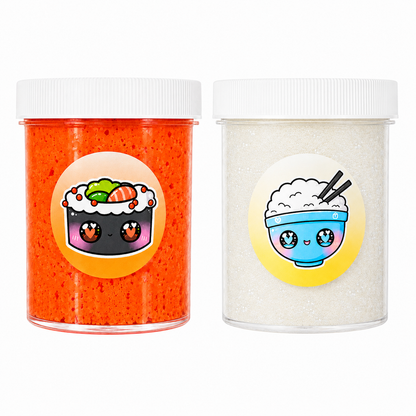 Sushi Slime Kit – DIY Crunchy Slime with Clay & Toppings
