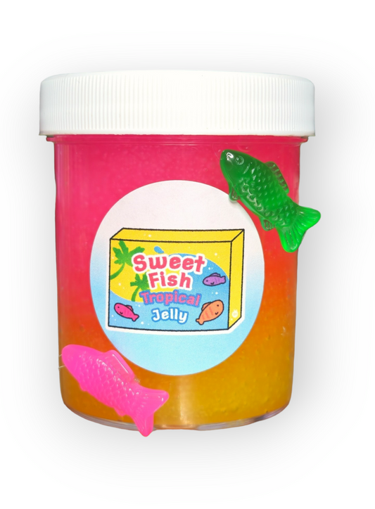 Sweet Fish Handmade Scented Jelly Slime 4oz Slime by Hoshimi Slimes LLC | Hoshimi Slimes LLC