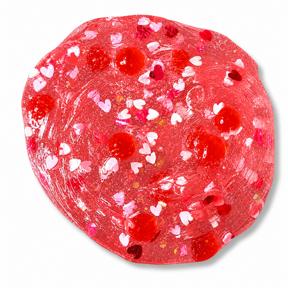 Sweetheart Boba Slime – Clear Popping Strawberry Boba