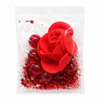Sweetheart Boba Slime – Clear Popping Strawberry Boba