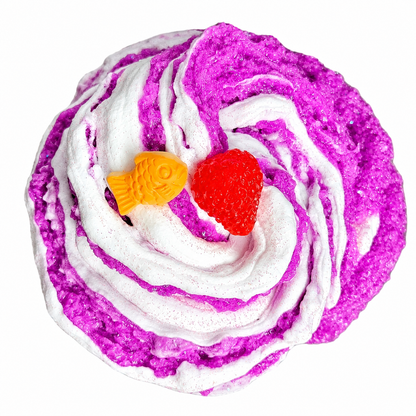 Ube Shaved Ice Slime – Crunchy Snowfizz Slime with Clay & Charms