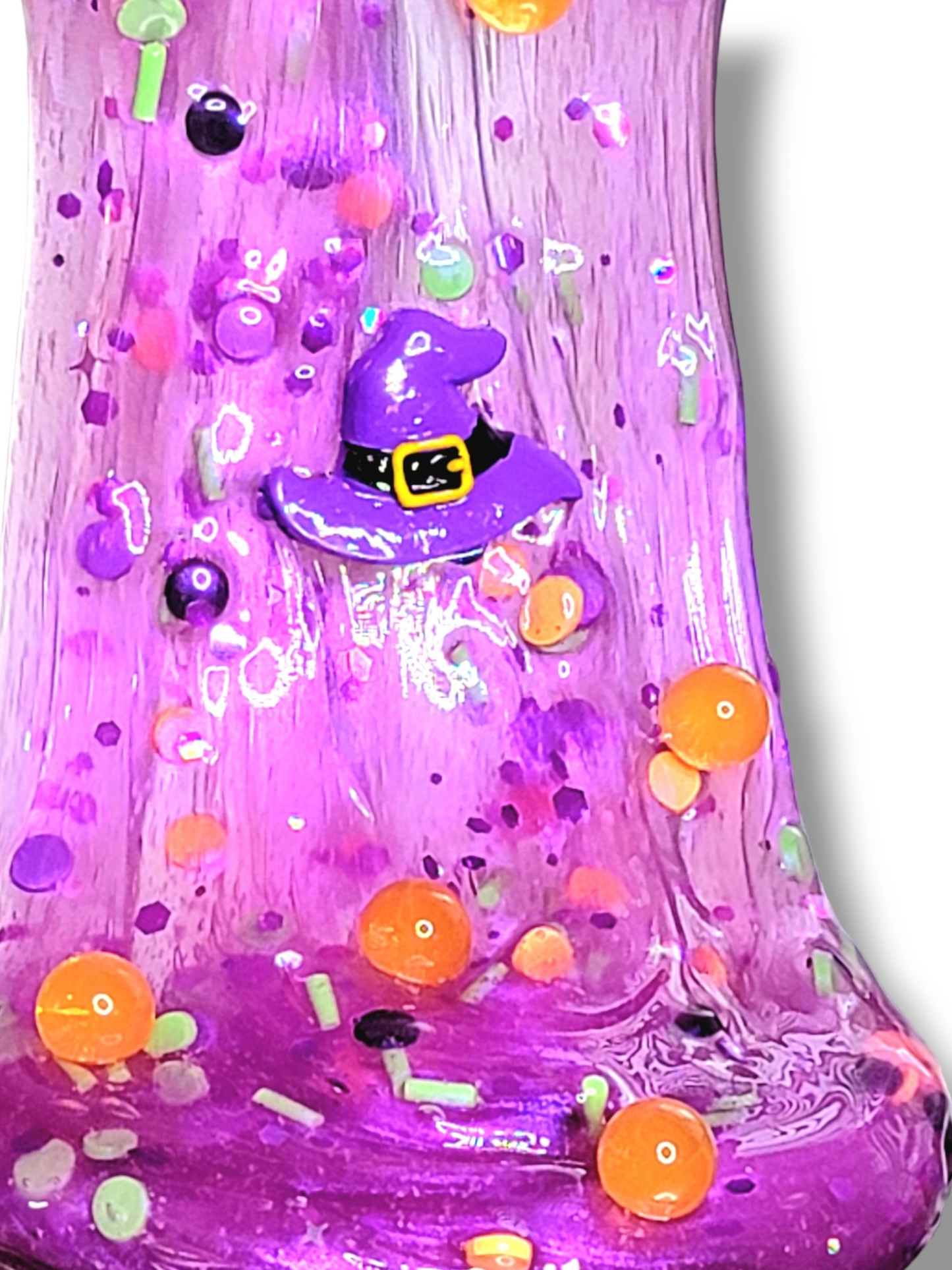 Witchy Popping Boba Handmade Clear Pigment Slime Halloween Slime by Hoshimi Slimes LLC | Hoshimi Slimes LLC