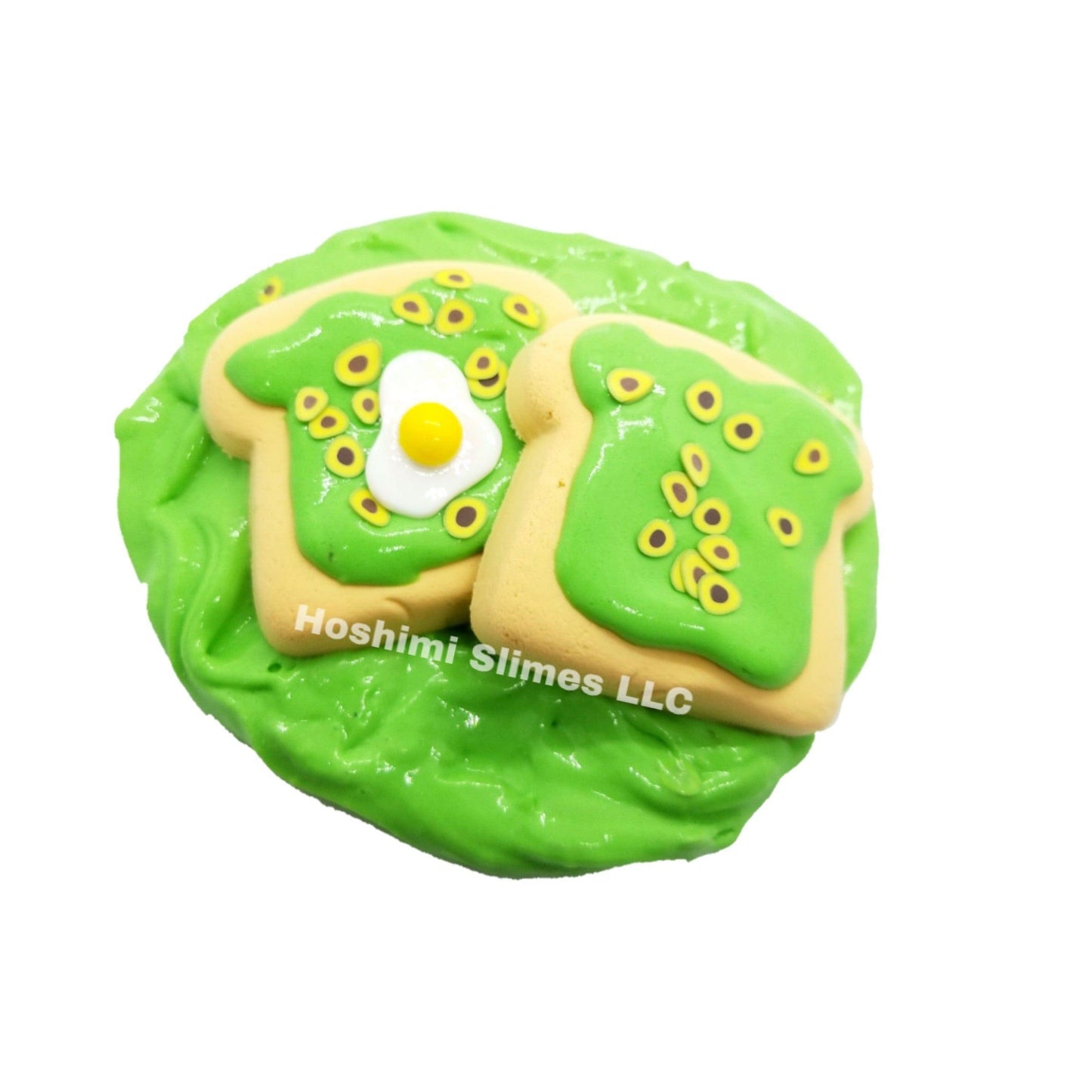Avocado & Toast DIY Kit Slime by Hoshimi Slimes LLC | Hoshimi Slimes LLC