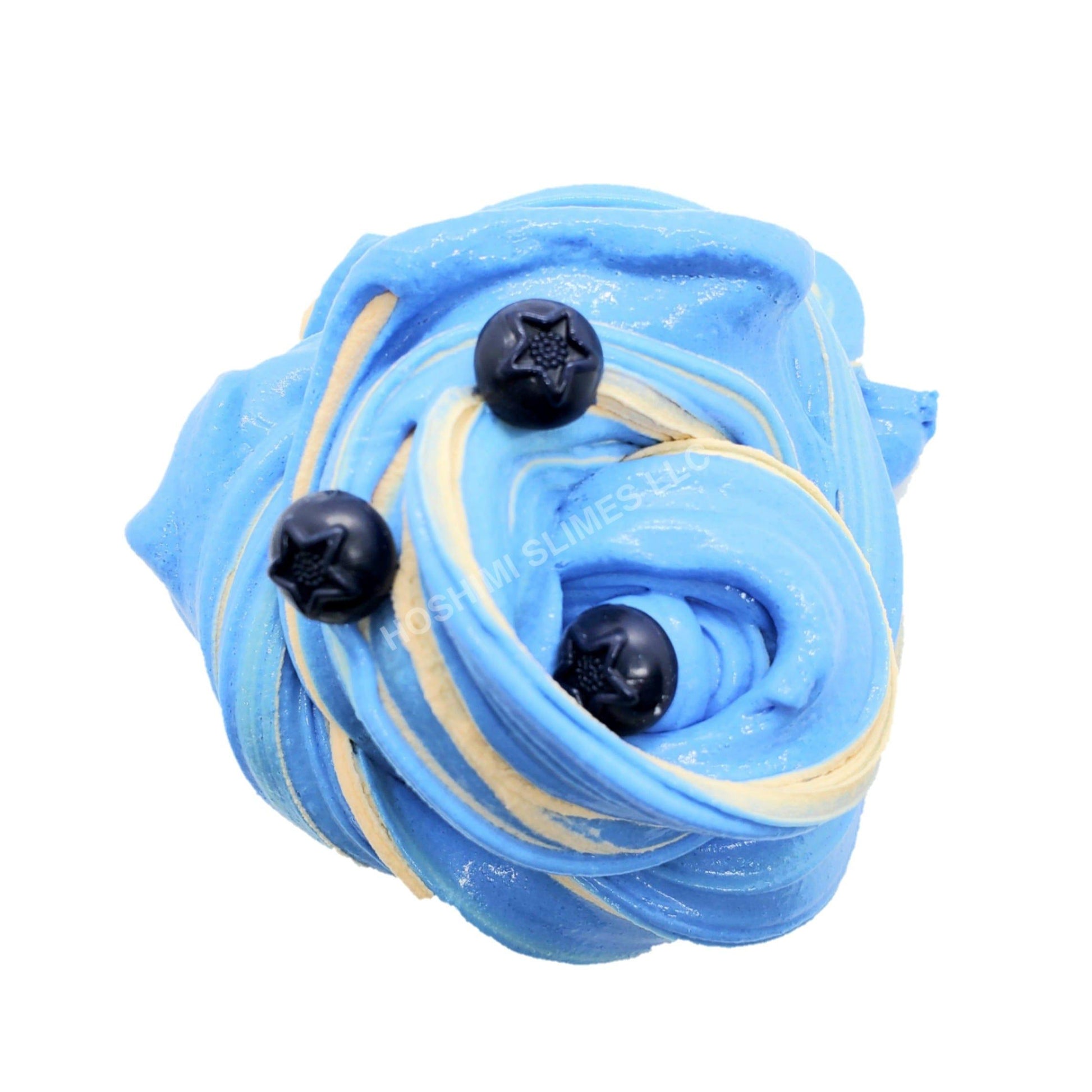 Blueberry Muffin Clay Cap Handmade Butter Slime 32oz Slime by Hoshimi Slimes LLC | Hoshimi Slimes LLC