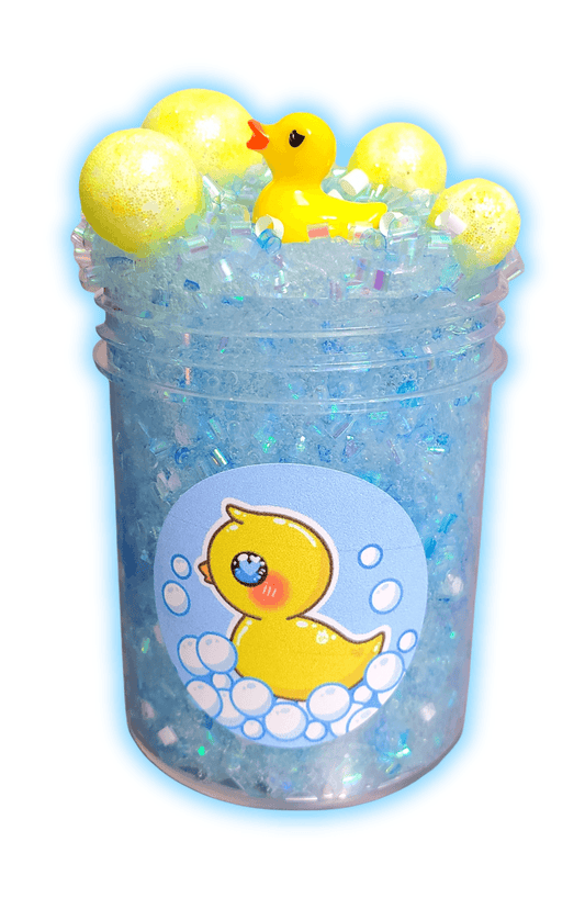 Bubble Bath Handmade Bingsu Clear Slime 4oz Slime by Hoshimi Slimes LLC | Hoshimi Slimes LLC