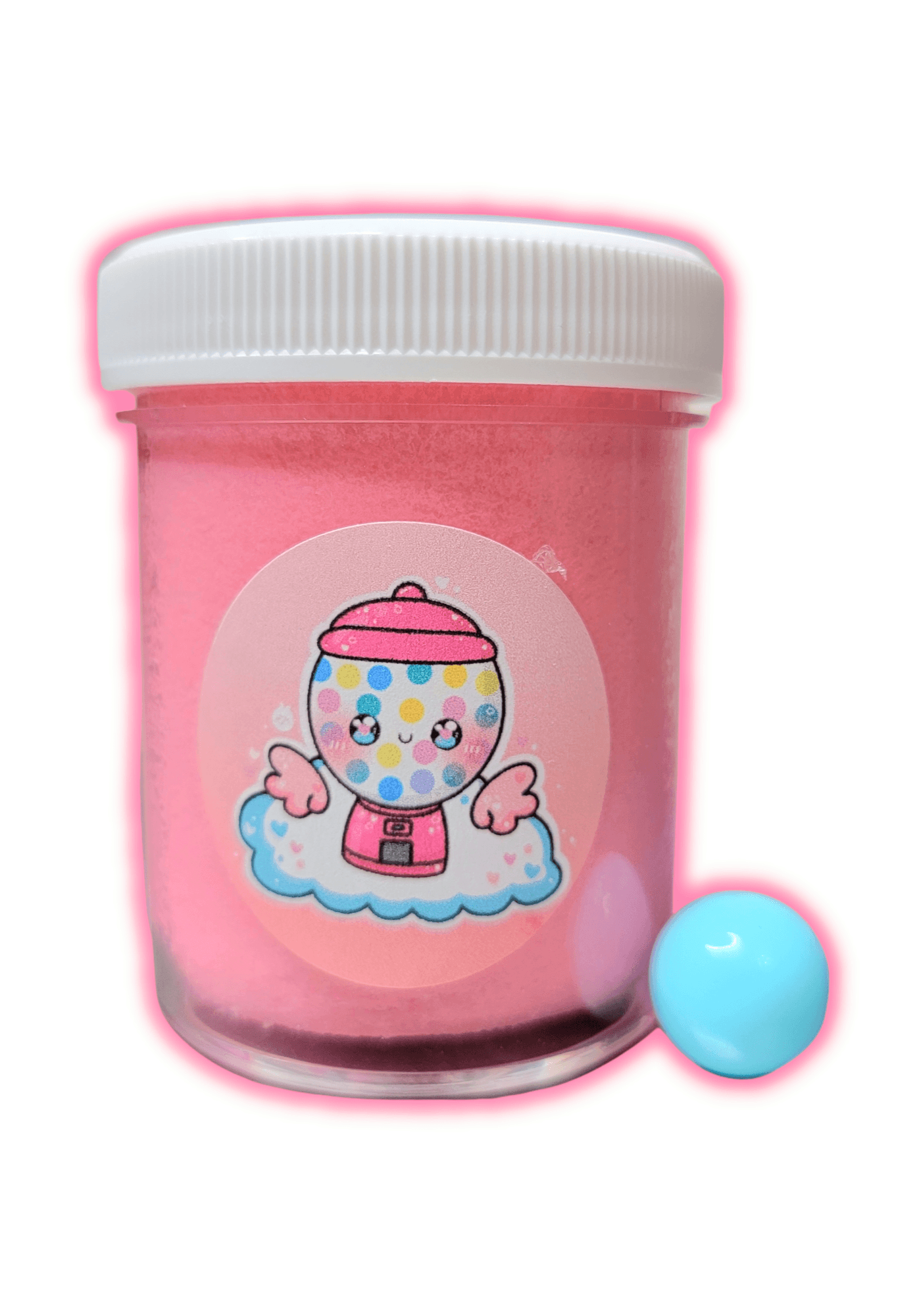 Bubblegum Handmade Cloud Slime 4oz Slime by Hoshimi Slimes LLC | Hoshimi Slimes LLC