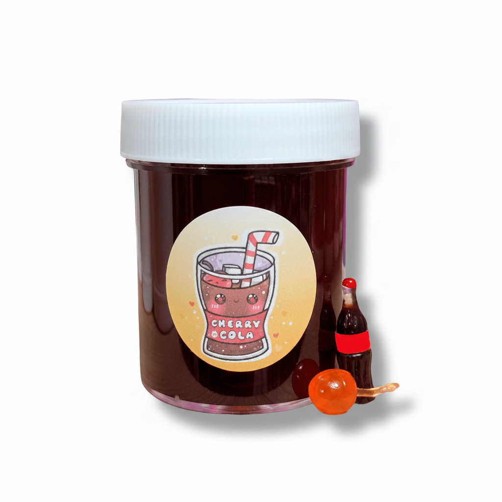 Cherry Soda Handmade Clear Slime 4oz slimes by Hoshimi Slimes LLC | Hoshimi Slimes LLC