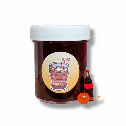 Cherry Soda Handmade Clear Slime 4oz slimes by Hoshimi Slimes LLC | Hoshimi Slimes LLC