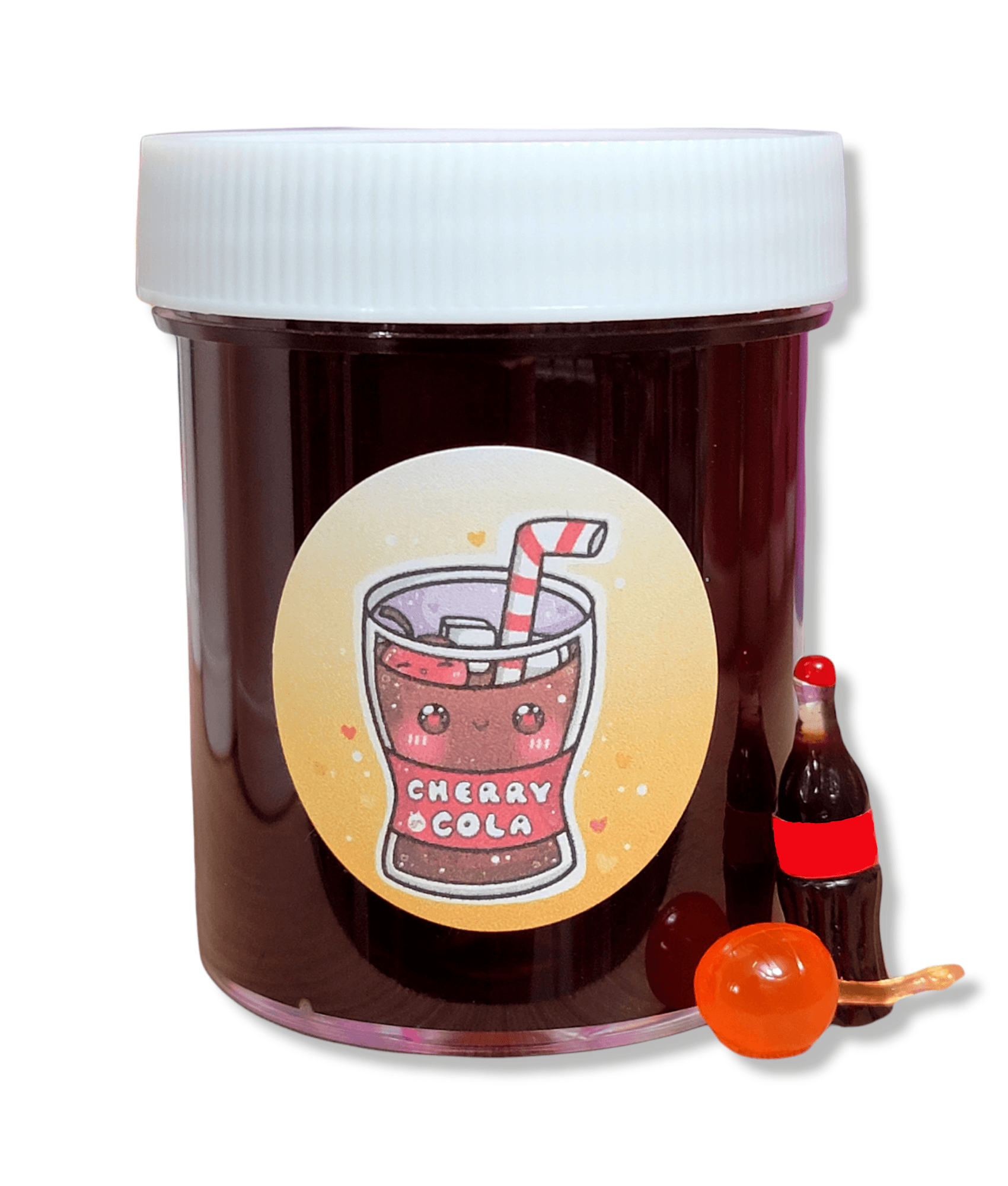 Cherry Soda Handmade Clear Slime 4oz slimes by Hoshimi Slimes LLC | Hoshimi Slimes LLC