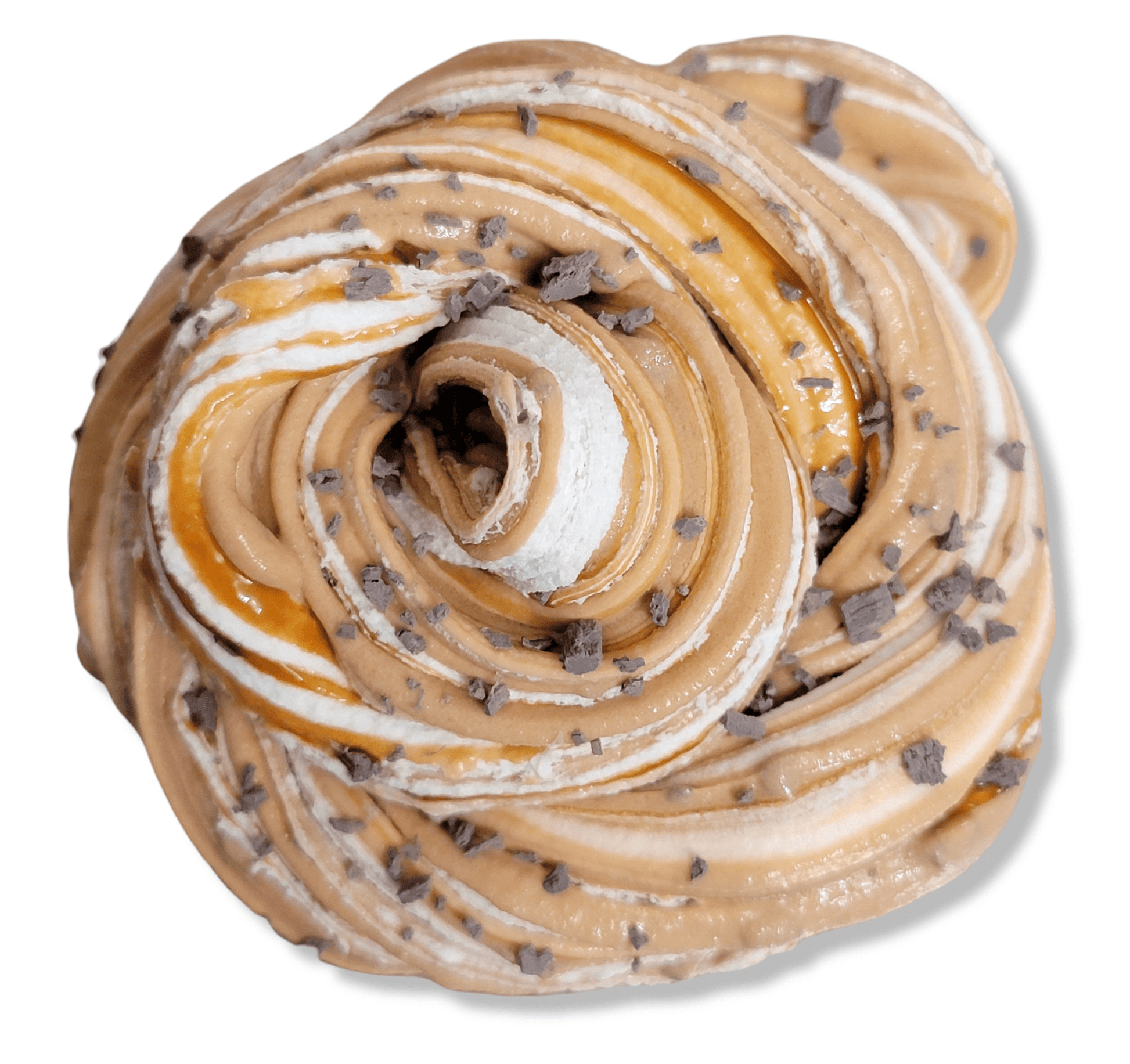 Cookie Crumble Frappe Clay Cap Butter Slime 8oz Slime by Hoshimi Slimes LLC | Hoshimi Slimes LLC