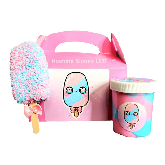 Cotton Candy Krunch Bar DIY Slime Kit Slime by Hoshimi Slimes LLC | Hoshimi Slimes LLC