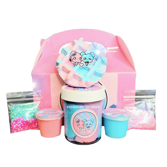 Cotton Candy Waffle DIY Slime Kit slime by Hoshimi Slimes LLC | Hoshimi Slimes LLC