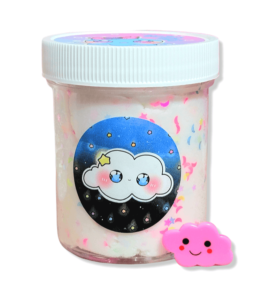 Falling Stars Handmade Cloud Slime 4oz Slime by Hoshimi Slimes LLC | Hoshimi Slimes LLC