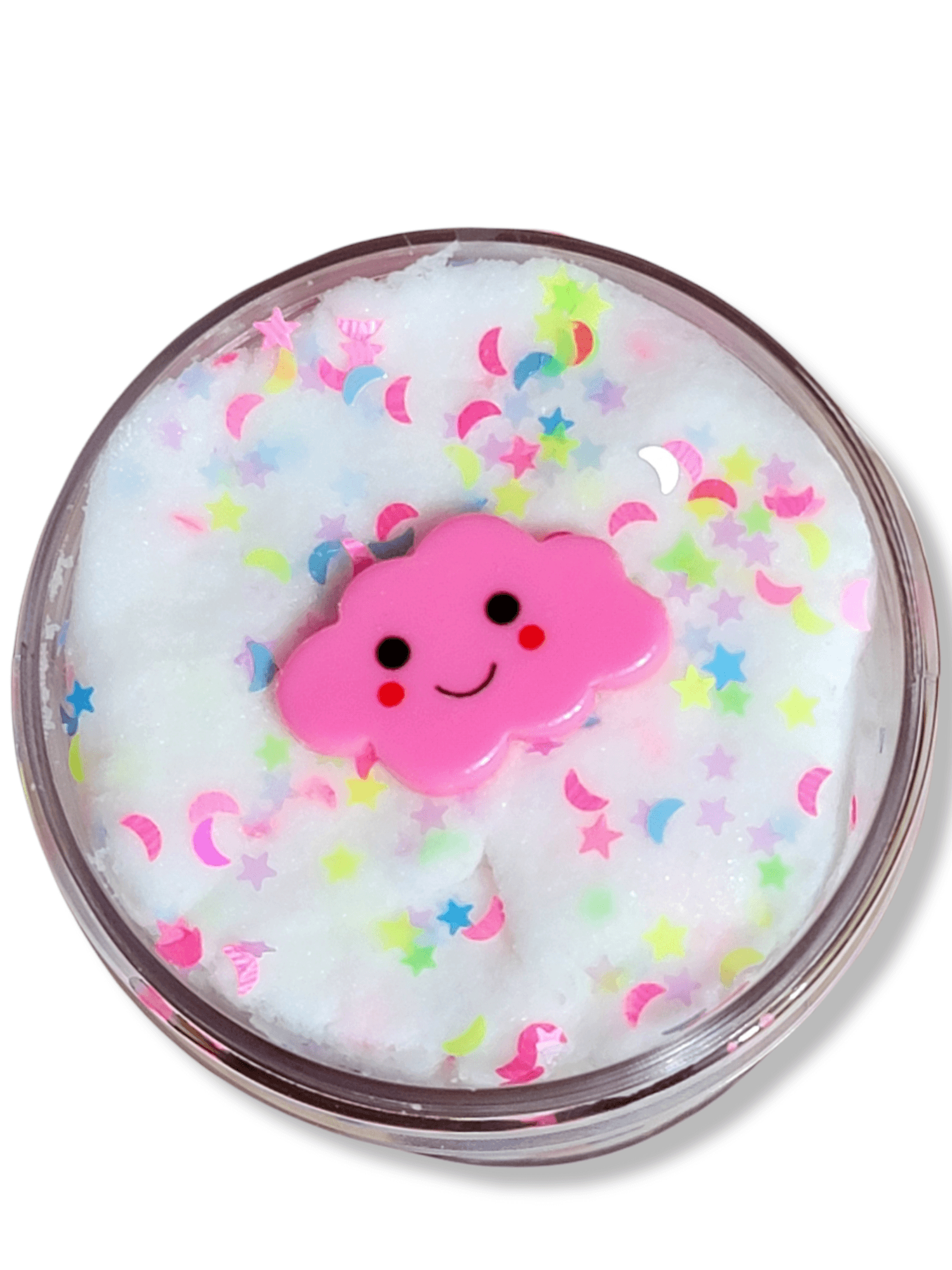 Falling Stars Handmade Cloud Slime 8oz Slime by Hoshimi Slimes LLC | Hoshimi Slimes LLC