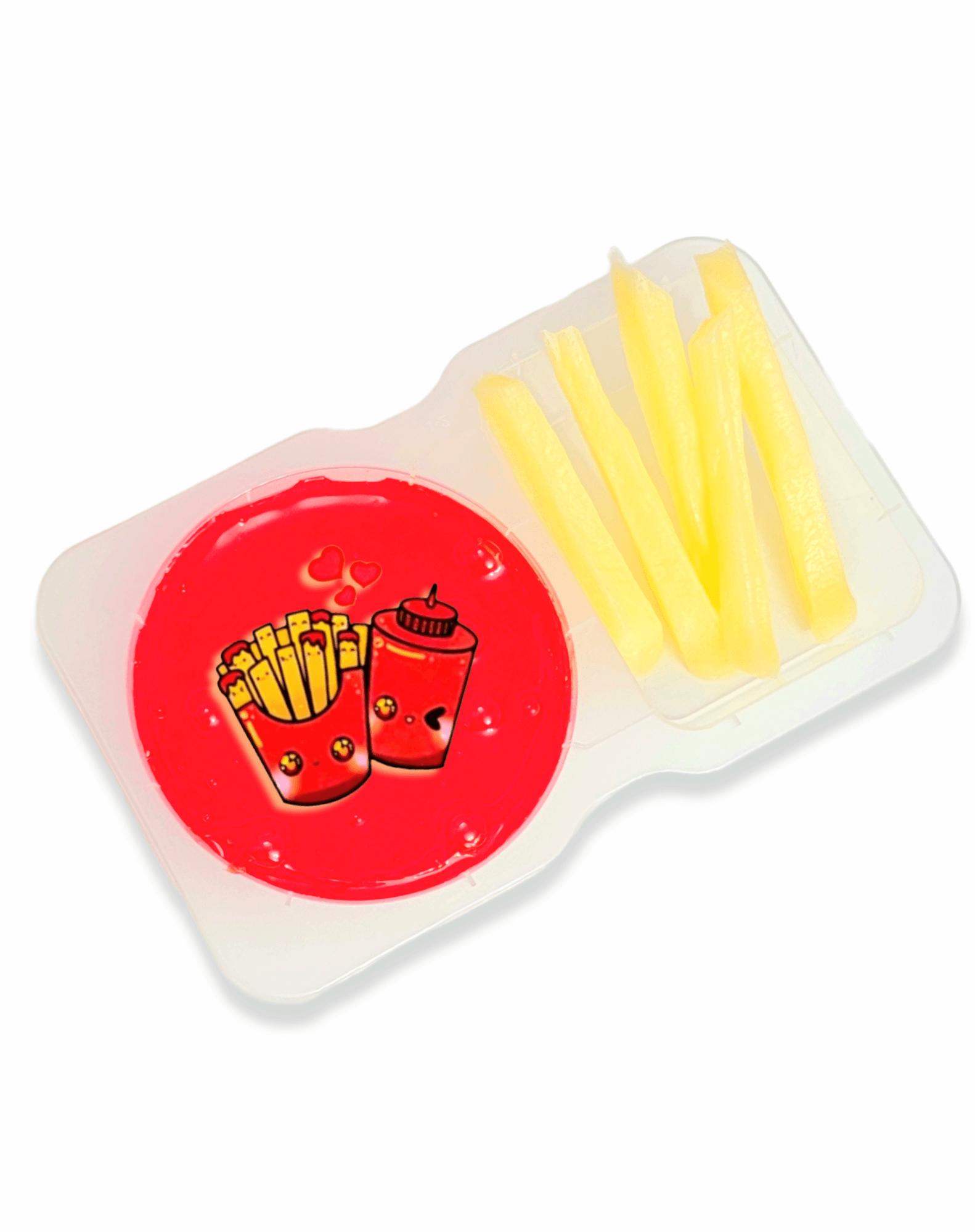 Fries & Ketchup Handmade Clear Scented Slime Slime by Hoshimi Slimes LLC | Hoshimi Slimes LLC