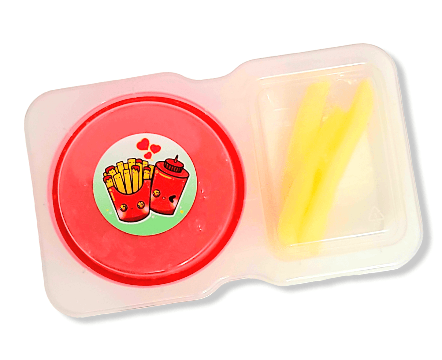 Fries & Ketchup Handmade Clear Scented Slime Slime by Hoshimi Slimes LLC | Hoshimi Slimes LLC