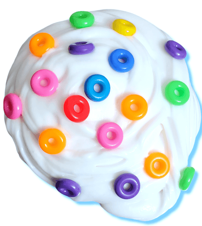 Fruity Cereal Milk Handmade Thickie Slime 32oz Slime by Hoshimi Slimes LLC | Hoshimi Slimes LLC