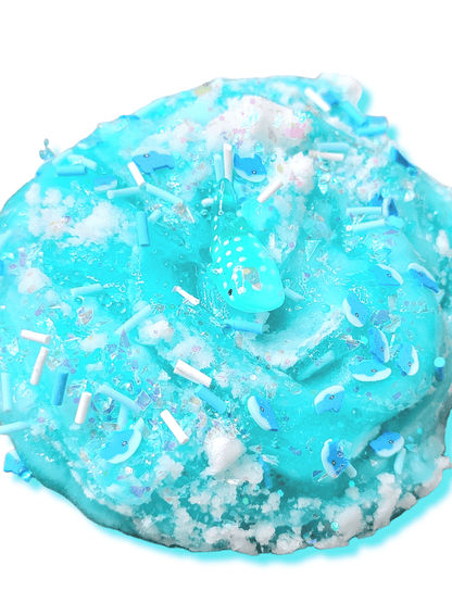 Gummy Shark Jelly Cloud Handmade Scented Slime 8oz Slime by Hoshimi Slimes LLC | Hoshimi Slimes LLC