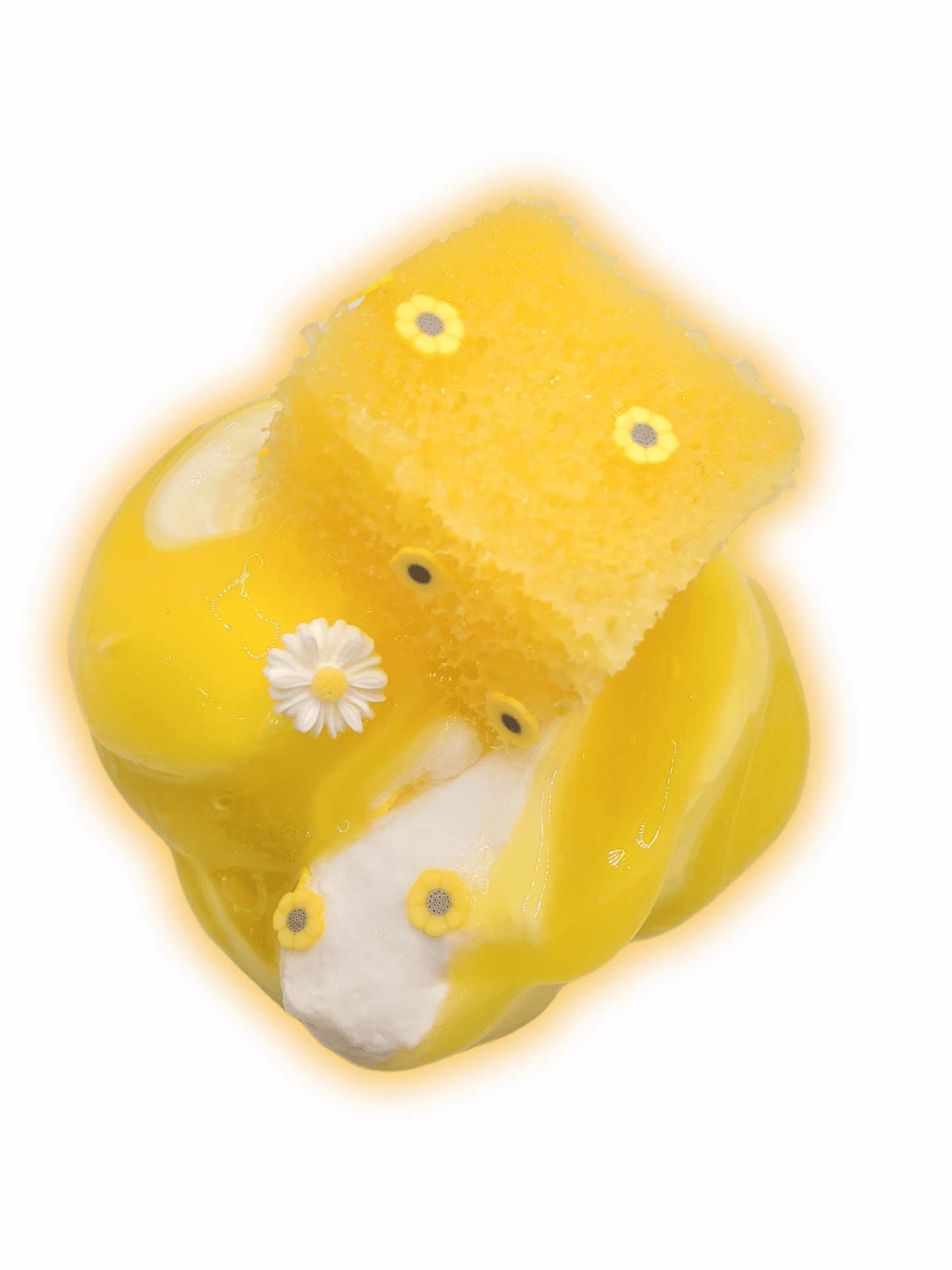 Milk & Honey Clay Cap Handmade Slime 32oz Slime by Hoshimi Slimes LLC | Hoshimi Slimes LLC
