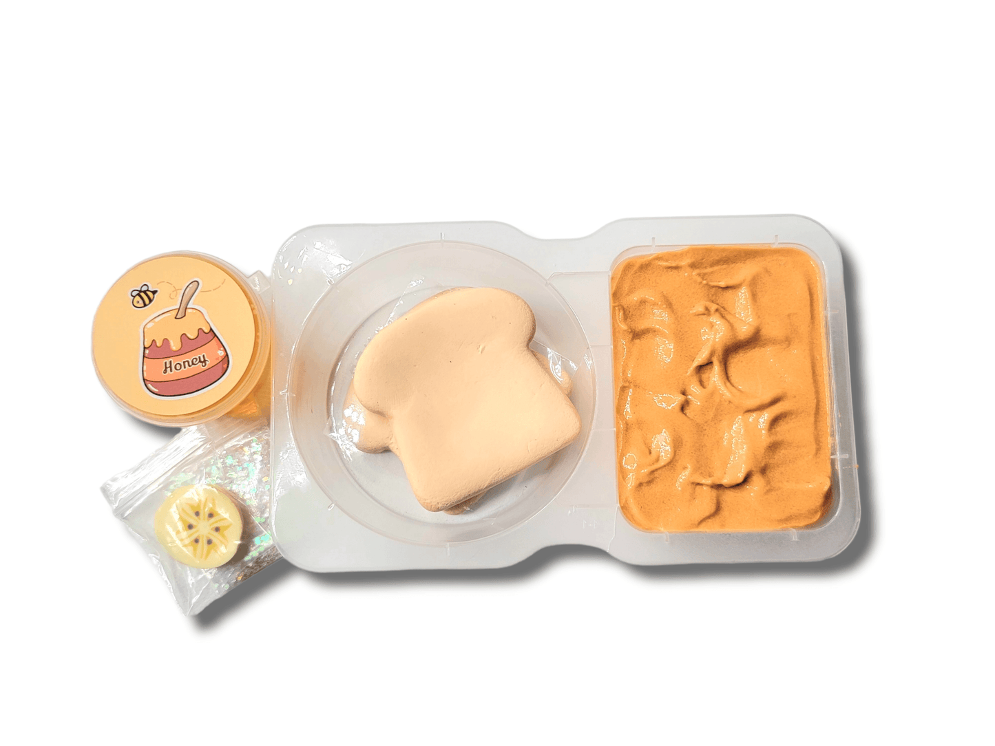 Peanut Butter Banana & Honey Toast DIY Slime Kit Slime by Hoshimi Slimes LLC | Hoshimi Slimes LLC