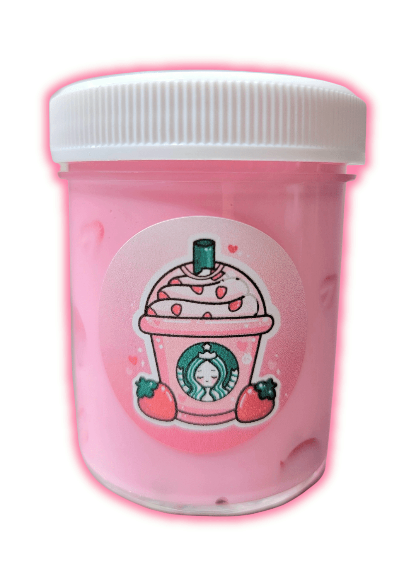 Pink Drink Handmade Thick Slime 4oz Slime by Hoshimi Slimes LLC | Hoshimi Slimes LLC