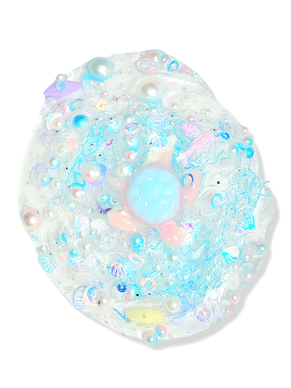 Save The Turtles Handmade Clear Slime 32oz Slime by Hoshimi Slimes LLC | Hoshimi Slimes LLC