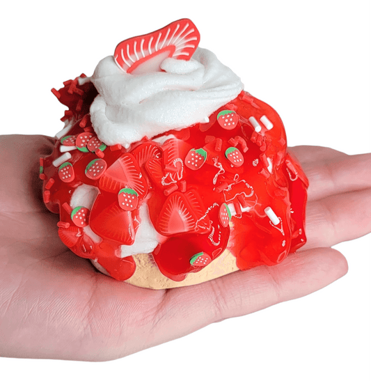 Strawberry Pound Cake DIY Handmade Slime Kit Slime by Hoshimi Slimes LLC | Hoshimi Slimes LLC