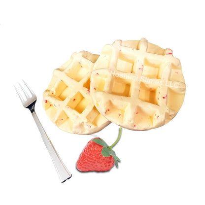 Strawberry Shortcake Waffles DIY Slime Kit slime by Hoshimi Slimes LLC | Hoshimi Slimes LLC